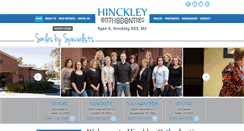 Desktop Screenshot of hinckleyortho.com